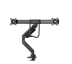 Стойка Neomounts Screen Desk Mount 2 screens (topfix clamp & grommet) for 2 Monitor Screens, Black