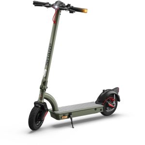 Електрически скутер Sharp Electric Scooter, Range per charge: 35 km, 350W Motor, LED Display, e-ABS, USB Charging Port, Bluetooth, IPX4 certification, 10" Pneumatic tyre, Triple brake system, Rear Suspension, Max load: 120 kg, Olive Gray