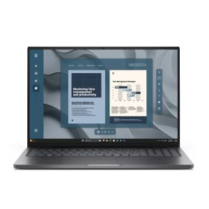 Лаптоп Dell Pro 16 PC16255, AMD Ryzen 5 220 (22 MB, 6 cores, up to 4.9 GHz), 16.0" FHD+(1920x1200) IPS, AG, 300nits AG, 8GB: 1x8GB, DDR5, 5600 MT/s, 512 GB SSD, AMD Radeon 740M, FHD HDR + IR Cam and Mic, Wi-Fi 6E, FPR, Backlit Kb, Win 11 Pro, 3Y PS, Magne