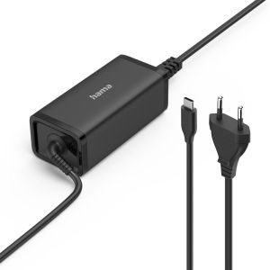 HAMA Универсално захранване за лаптоп, USB-C, Gan, (PD), 5-20V/100W