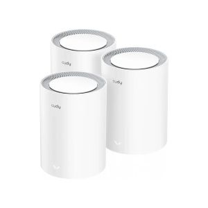 Безжична MESH система Cudy M3000, 3 броя, AX3000 Dual Band, 2.4/5 GHz, 574 -  2402 Mbps