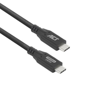 ACT Кабел USB-C - USB-C, 0.5 м / USB4, 20Gbps, 240W