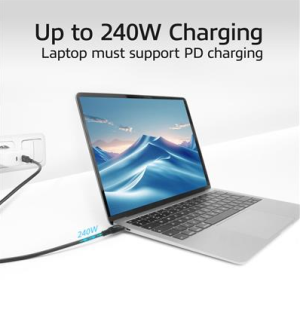 ACT Кабел USB-C - USB-C, 0.5 м / USB4, 20Gbps, 240W