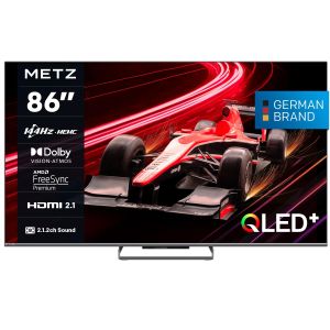 Телевизор METZ 86MQE8000Z, 86"(217 см), QLED, Google TV, 4K/UHD, 144Hz