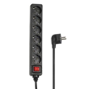 Разклонител HAMA, 6 гнезда, 30394