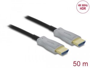Оптичен кабел Delock, HDMI 4K, 60 Hz, 50 m