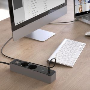 Разклонител Hama ,2-гнезда, 1.4 m, 223188