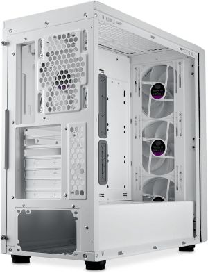 Кутия CoolerMaster MasterBox 600 - White ARGB