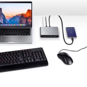 KVM превключвател, ATEN US3310, 2-портов, 4K, HDMI, USB-C