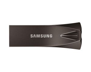 USB памет Samsung BAR Plus, 256GB, USB-A, Titanium Gray