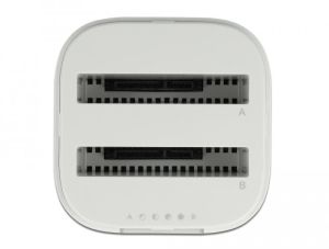 Станция Delock USB-C, За 2 x 2.5&Prime; SATA HDD / SSD, Клониране