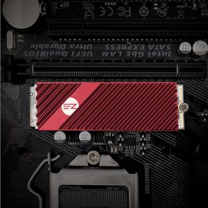 M.2 Heatsink EZDIY-FAB за NVMe SSD диск - Червен