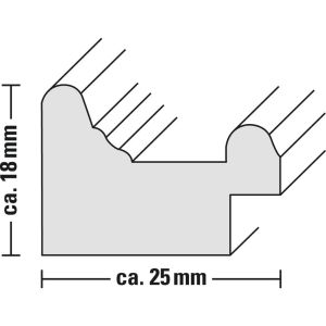 HAMA Рамка за снимки, "Rustic", 20 x 30 см, пластмасова, дъб