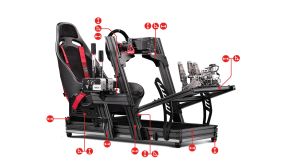 Кокпит симулатор Next Level Racing F-GT Elite - Front and Side Mount Edition
