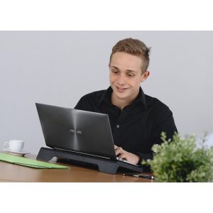 Hama охлаждаща поставка за лаптоп Black Edition с вентилатор, USB