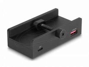 Delock USB Хъб, 4 порта, 5 Gbps, 2 x USB-A, 2 x USB-C