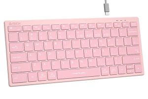 Безжична клавиатура A4TECH FBX51C FSTyler, розово