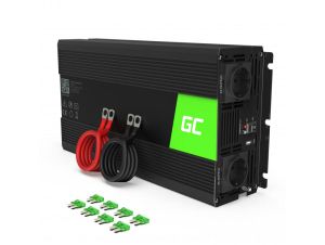 Инвертор GREEN CELL 24V/1500W  чиста синусоида