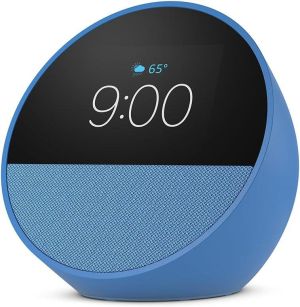 Смарт часовник Amazon Echo Spot 2024 , гласов асистент, Blue