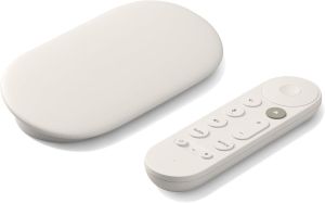 Мултимедиен плеър Google TV Streamer 4K, 32GB, с дистанционно