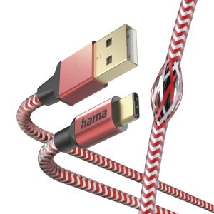 Кабел за зареждане "Reflective" USB-A - USB-C, 201559