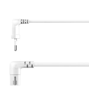 Захранващ кабел HAMA, под ъгъл 90°, 221102