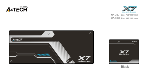 A4Tech X7 Геймърски пад за мишка XP-70L, размер, 750 x 300 x 3mm