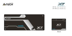 A4Tech X7 Геймърски пад за мишка XP-70L, размер, 750 x 300 x 3mm