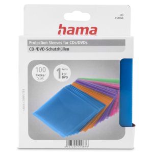 HAMA Предпазни пликове за CD/DVD, 100 бр, цветни