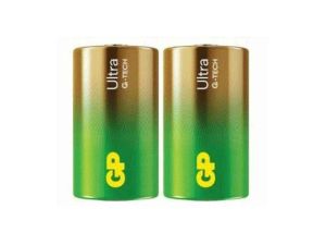 Алкална батерия GP ULTRA LR20 /2 бр. в опаковка shrink/ 1.5V GP-BA-13AU21-S2