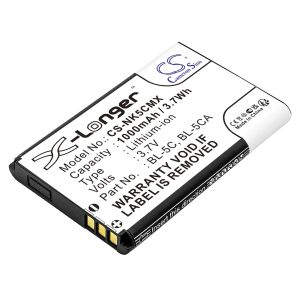 Батерия за мобилен телефон CAMERON SINO BL-5C, за Nokia 105 2700 3110 5130 6230 E50, 3.7V, 1000mAh