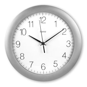 Стенен часовник "Tenerife" DCF, &Oslash; 30 см, сребрист