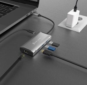 Докинг станция j5create JCD392 100W, USB-C, 10Gbps, 4K60
