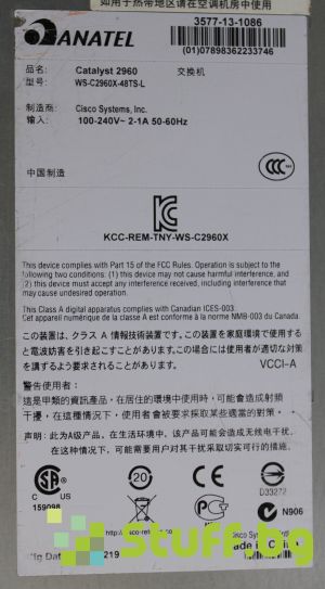 Cisco Catalyst 2960X