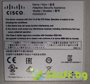 Cisco ASA 5525-X firewall
