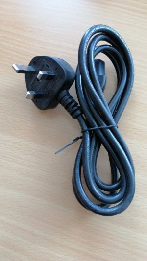 C13 UK plug power cable