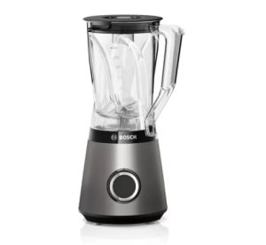 Блендер Bosch MMB6141S, VitaPower Blender, 1200 W, Tritan blender jug 1.5l, Two speed settings and pulse function, ProEdge stainless steel blades made in Solingen, Silver