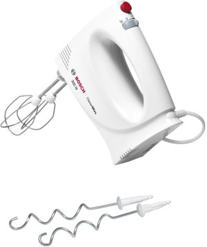 Миксер Bosch MFQ3010 Hand mixer, 300 W, 2 speed settings plus turbo function, White