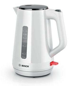 Електрическа кана Bosch TWK1M121, MyMoment Plastic Kettle, 2400 W, 1.7 l, Cup indicator, Limescale filter, Triple safety function, White